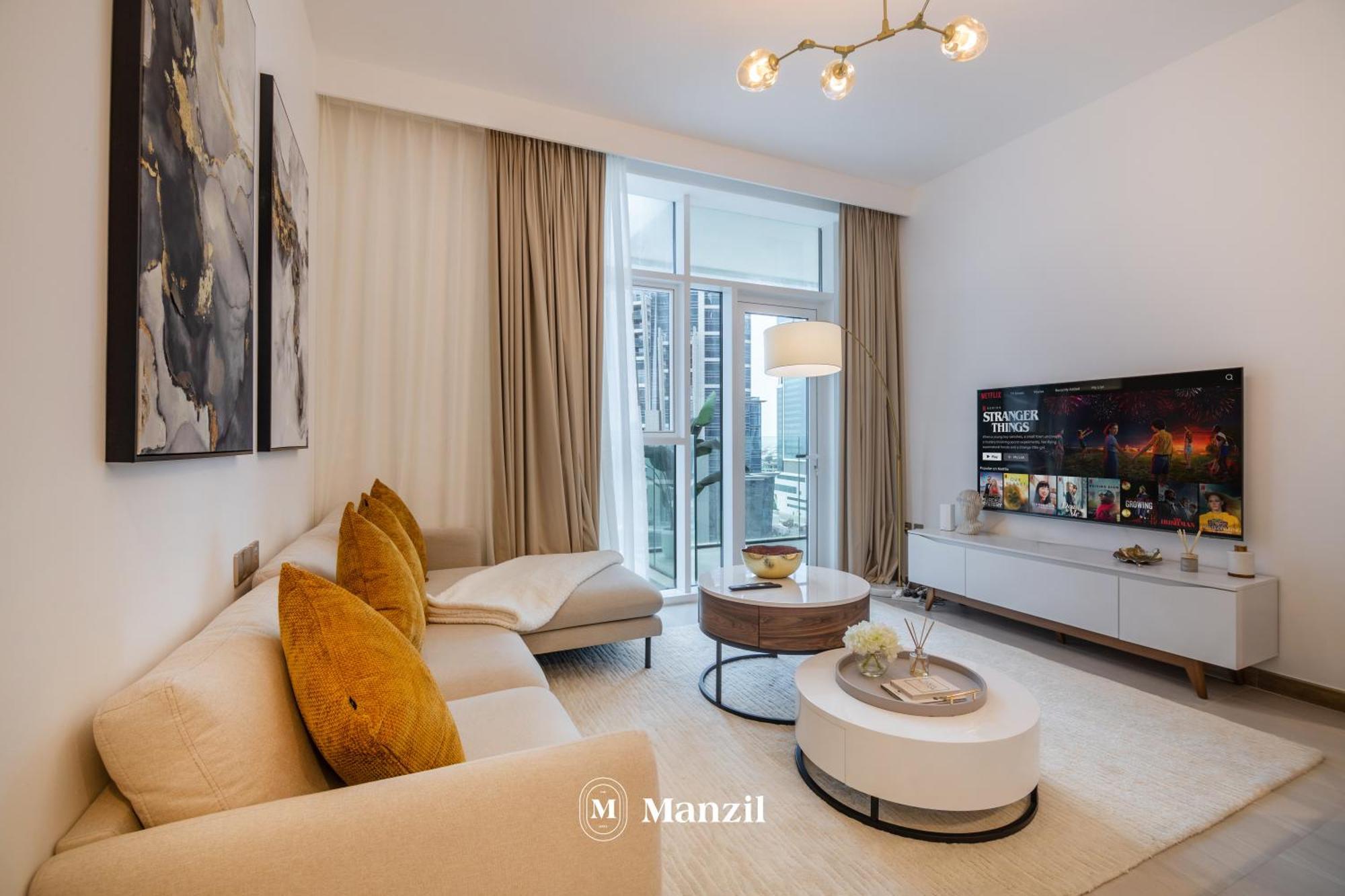 Appartement Elegant 1br In Urban Oasis Near Mall Dubaï