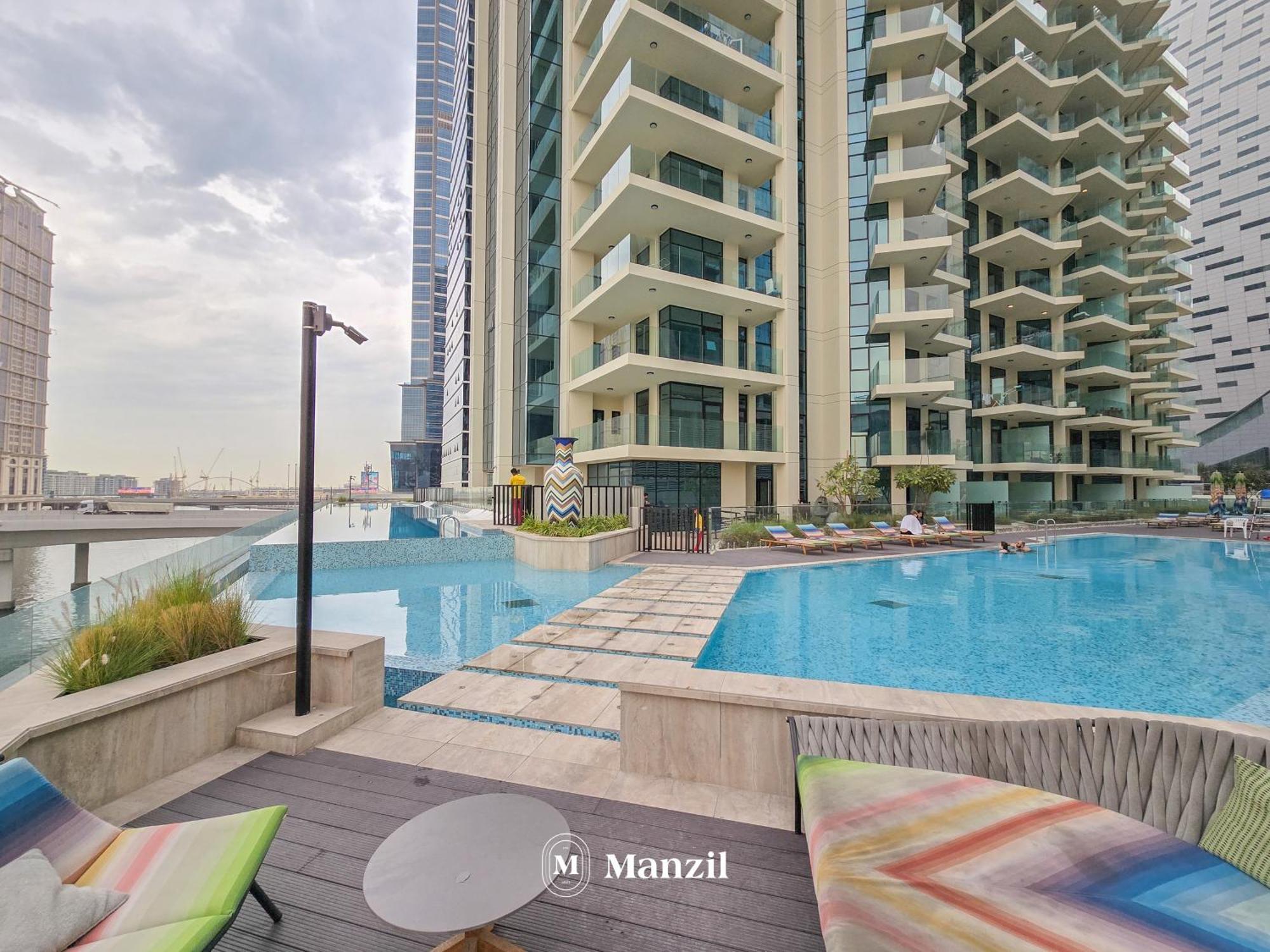 Appartement Elegant 1br In Urban Oasis Near Mall Dubaï
