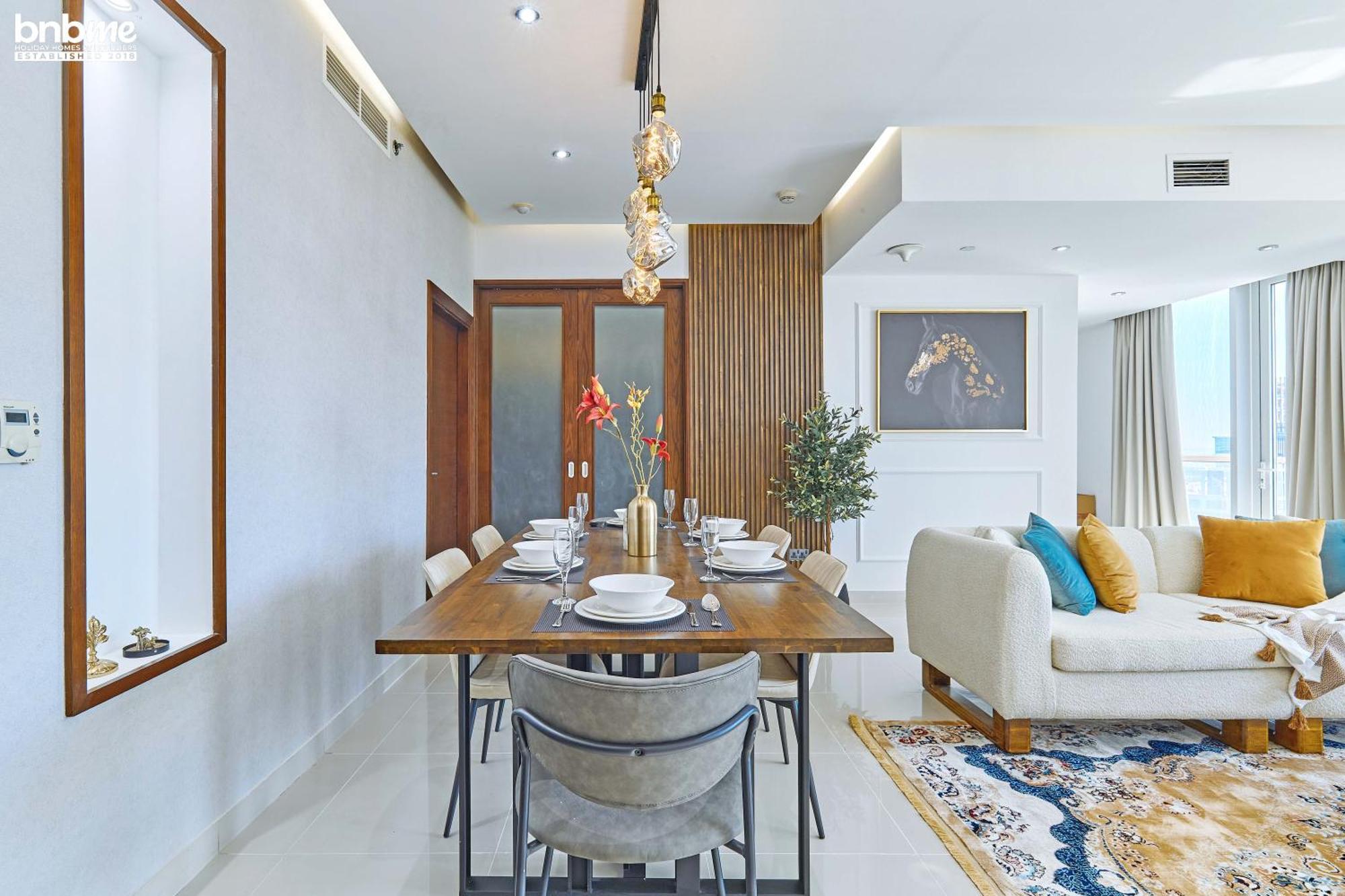 Apartamento Bnbmehomes - Ubora Towers Dubái