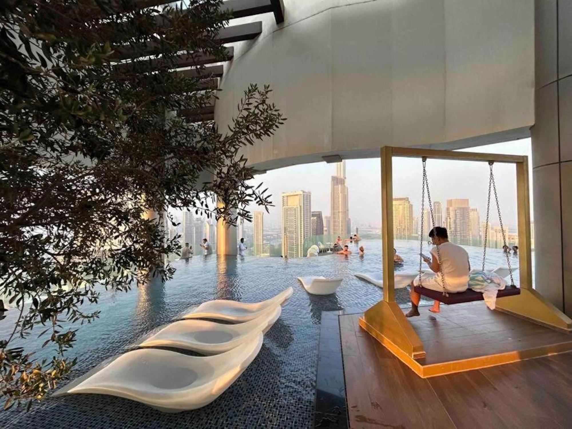 Lejlighed Unique 2br With Infinity Pool View On Burj Khalifa *