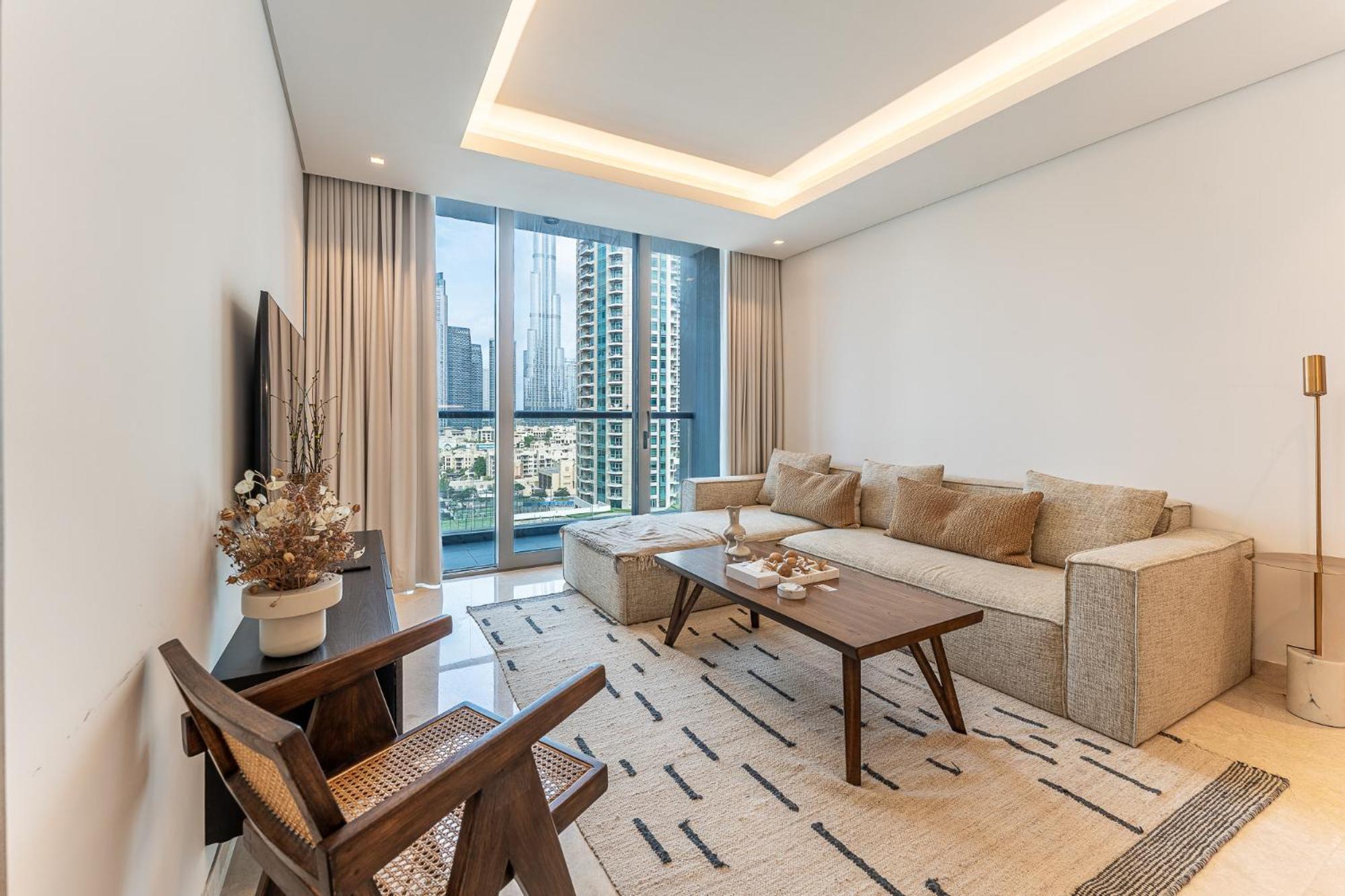Havn - 1 Bed In Sterling East, Burj Khalifa View Dubaï