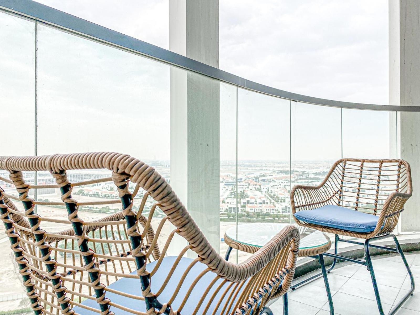 Appartement Chic Urban Escape 1br In Bayz By Danube-18 *
