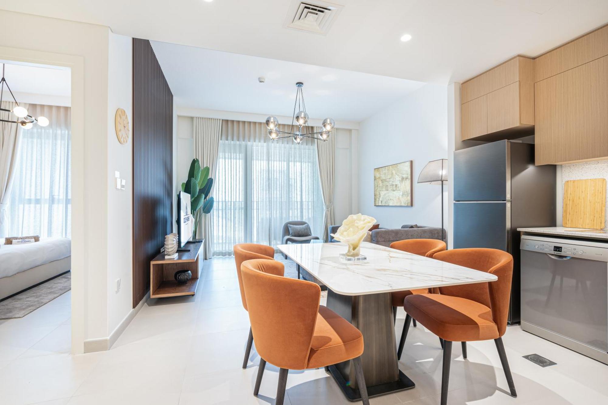 Apartamento Chic Bright In Creek With Lagoon Access Dubái