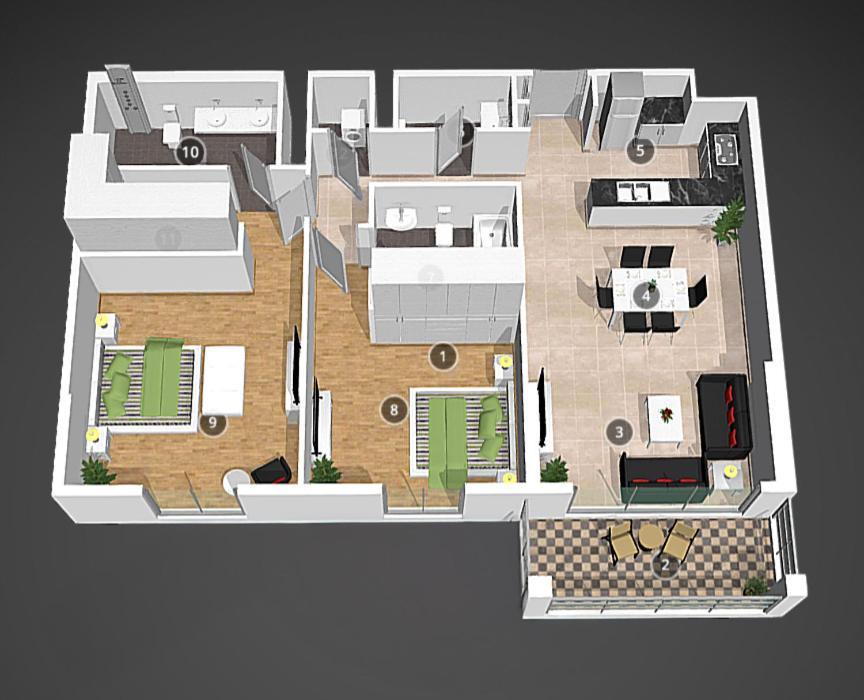 Spacious 2br Flat, La Rive 2 * Dubai