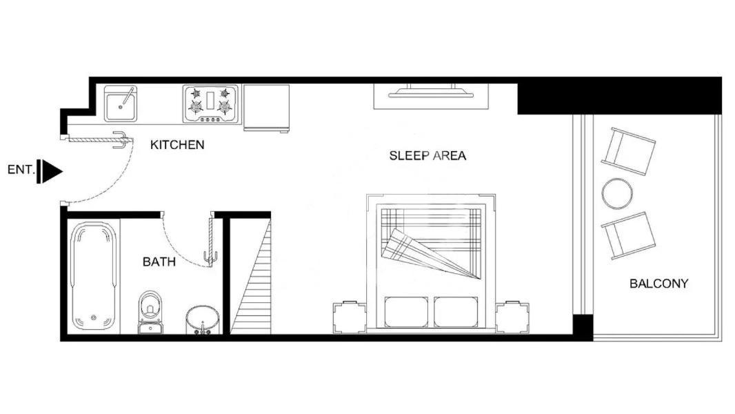 Apartamento Stylish On 58th Floor With Stunning Views In