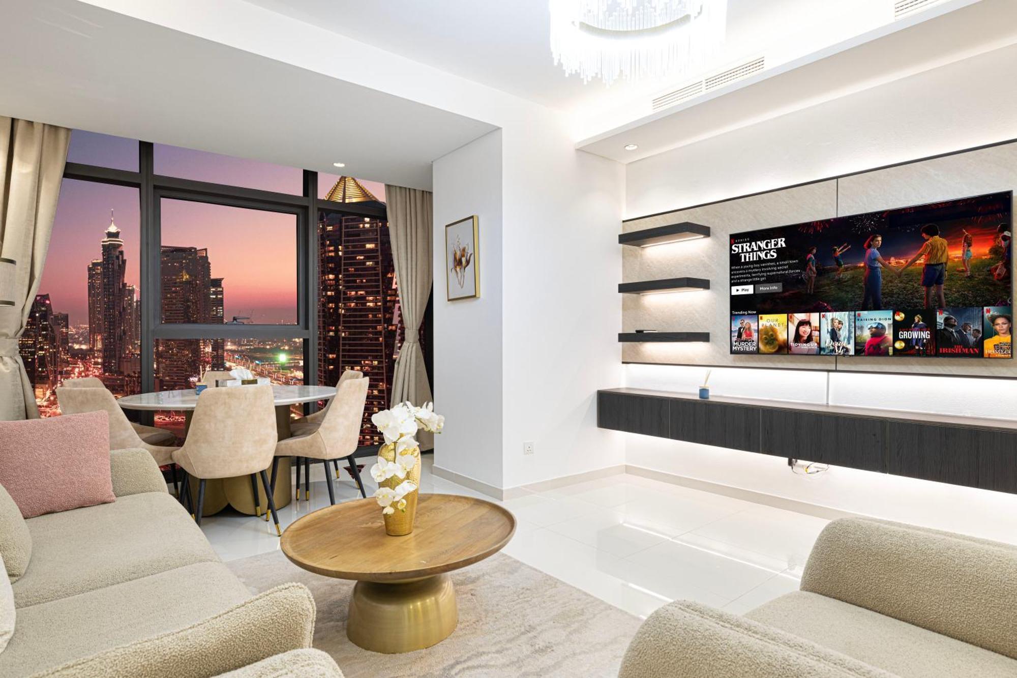 Appartement Infinity Pool & Burj Khalifa View L Luxe Paramount Dubaï