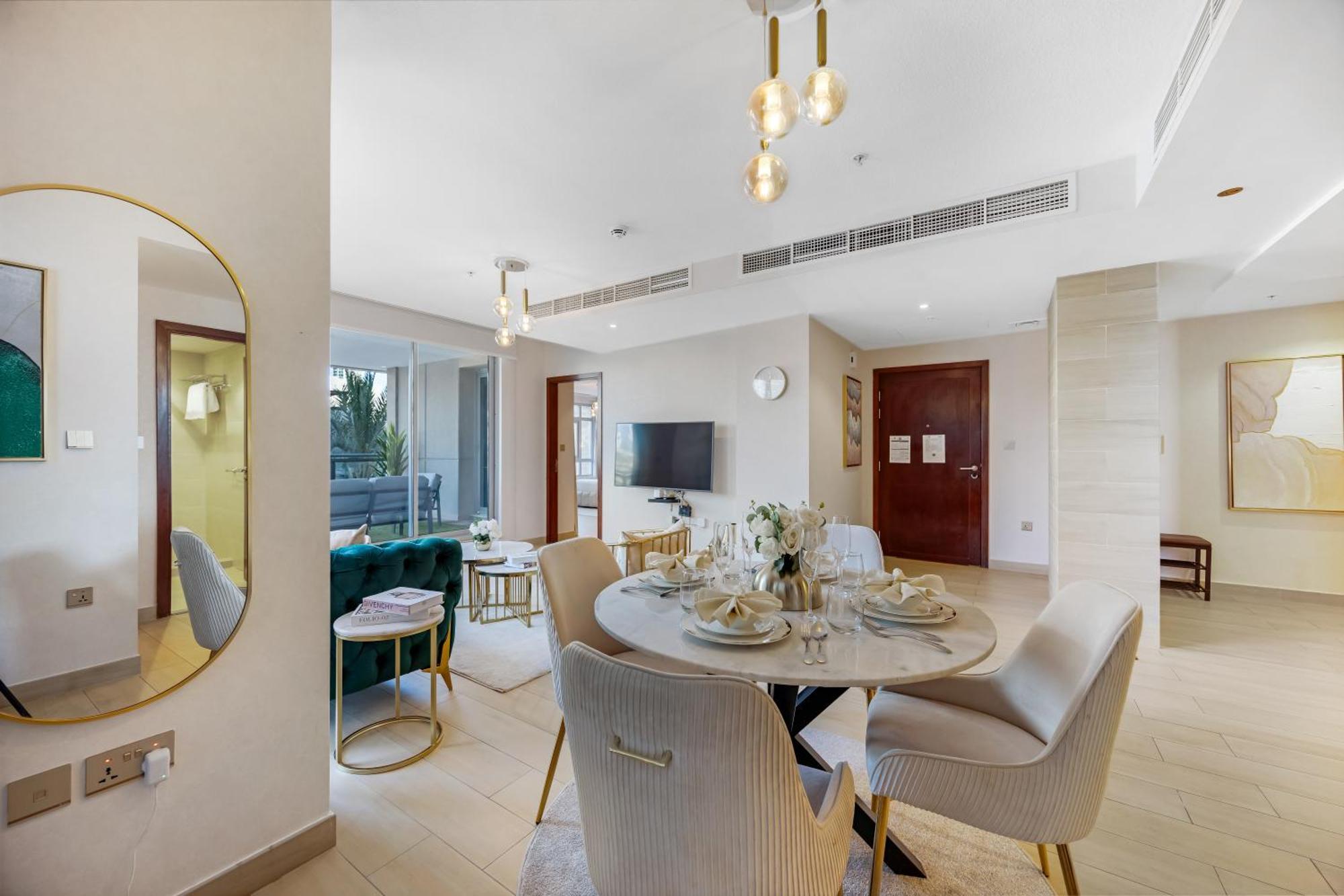 Apartament Durrani Homes - Azure 2br With Burj Khalifa And Fountain View Dubai
