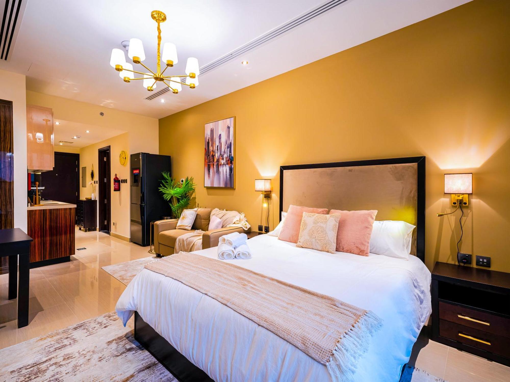Cozy With Burj Khalifa Views Apartment Dubai