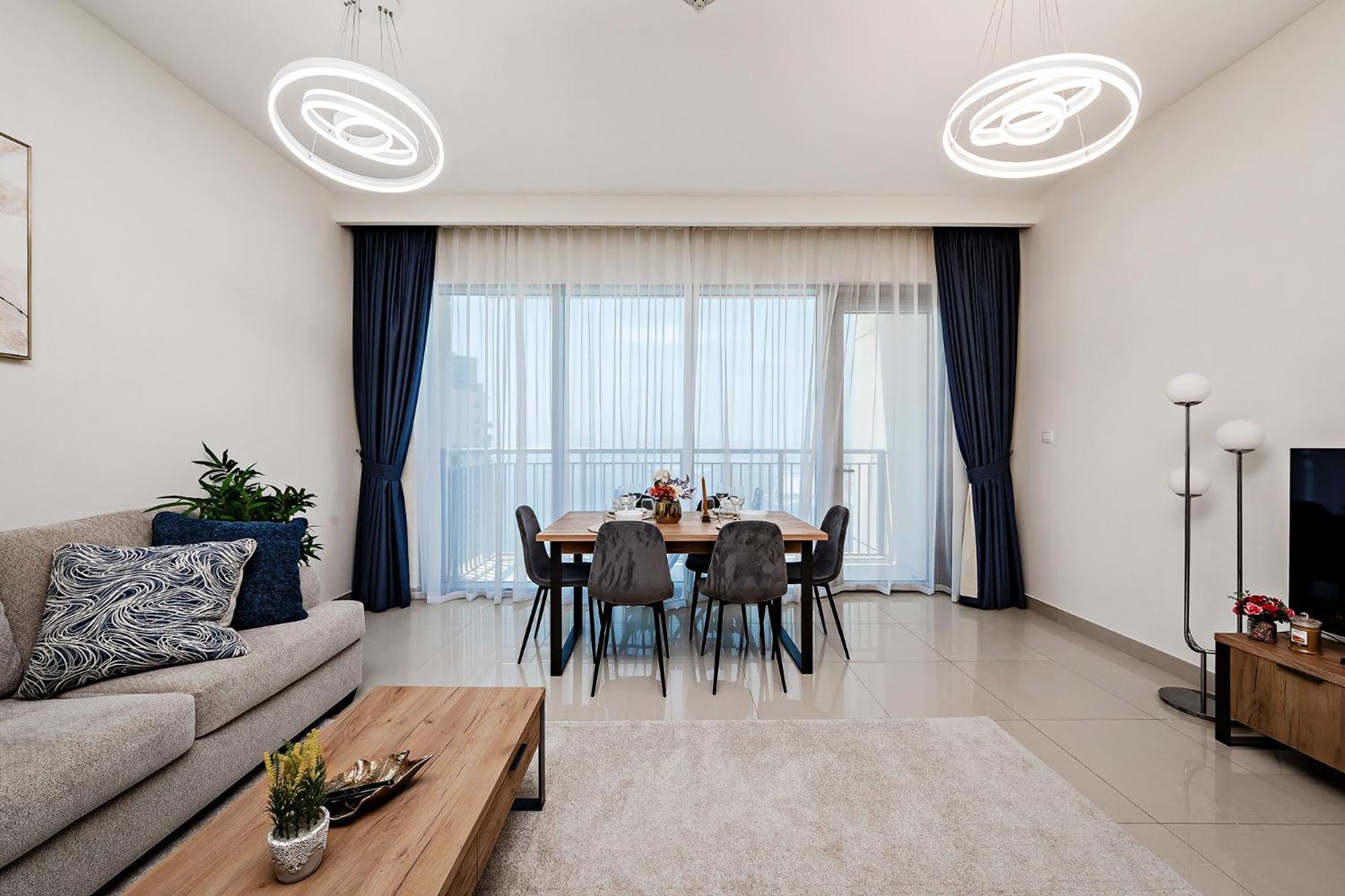 Luxe Sky Living With A View Harbour Apartamento Dubái