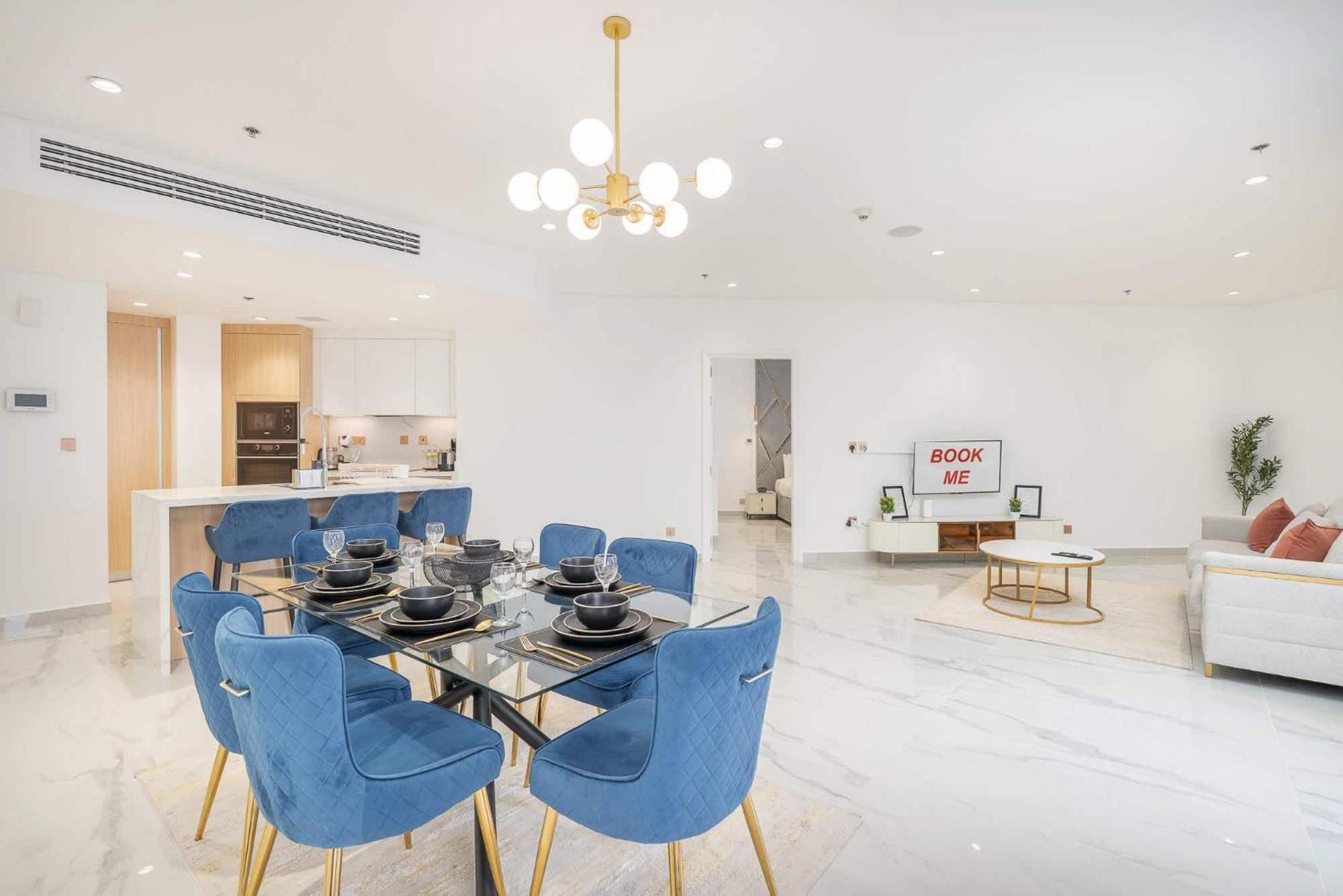2 Bedroom With Beautiful Full Palm Waters Views Dubai