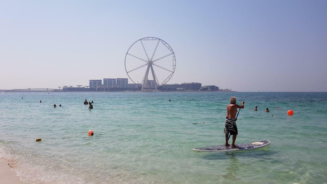 Lägenhet Luxury Sea View Beachfront 3 Bedroom Apt, Jbr *