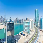 Primestay - Elite Residence Studio In Business Bay, Burj Khalifa View