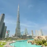 King 2 Bedroom With Burj Khalifa & Fountain View