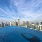 Magical Rooftop Pool In Downtown Dubai With Burj Khalifa & Sea View!