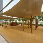 **Panoramic Views Of Burj Khalifa And Fountain**
