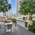 **Panoramic Views Of Burj Khalifa And Fountain**
