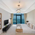 3 King Beds - 7Mins To Dubai Mall - High Floor Sun Set And Sea View