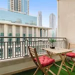 Burj Khalifa View Downtown Gem, 8 Minutes Walk To Dubai Mall