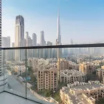 Stunning 2Br Apartment In Bellevue Tower With Burj Khalifa & Skyscraper View