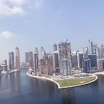 Furnished Apartment With Big Balcony, Full Canal View, High Floor