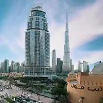 Luxe 1Br With Full Burj Views And Dubai Mall Access