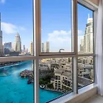 Durrani Homes - Lumina Grand 3Br With Burj Khalifa And Fountain Views
