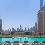 Fresh New 2 Bedroom! Amazing Burj Khalifa View! 5-Star Pool & Gym Access!