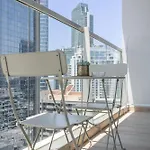 Modern 1-Bed With Partial Sea & Marina View