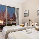 Luxury Burj And Fountain View 5 Min To Dubai Mall
