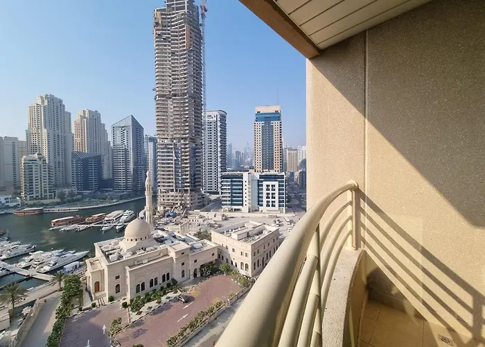 Full Marina View Beautiful 1Br In Dubai Marina - Manchester 12