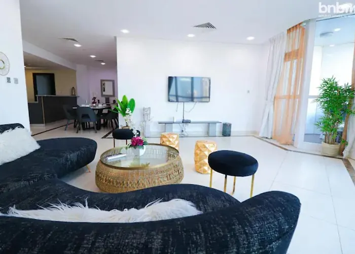 Bnbmehomes - Designer 3B - Sea Views - Dubai Marina