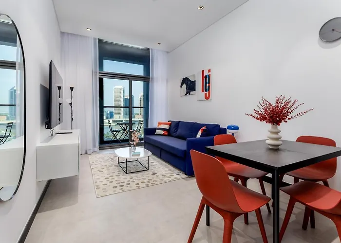 Waves Holiday Homes - Premium 1Br Apartment Overlooking Burj Khalifa