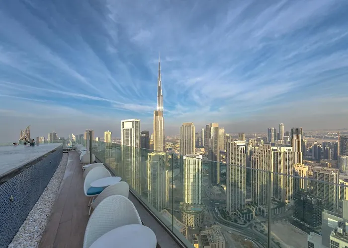Magical Rooftop Pool In Downtown Dubai With Burj Khalifa & Sea View!