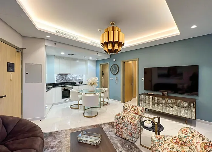 Keyrock Living - Burj Khalifa View Retreat With Pool