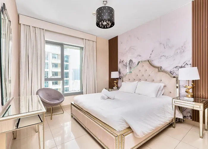 Bellavista - Striking - 1Br With Extra Twin Room - 29 Boulevard - Partial Fountain View