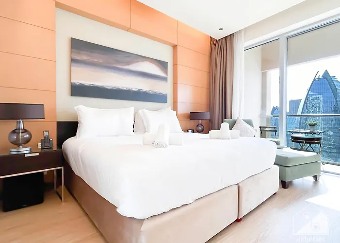 Stunning Studio Address Dubai Mall Burj&Sea View