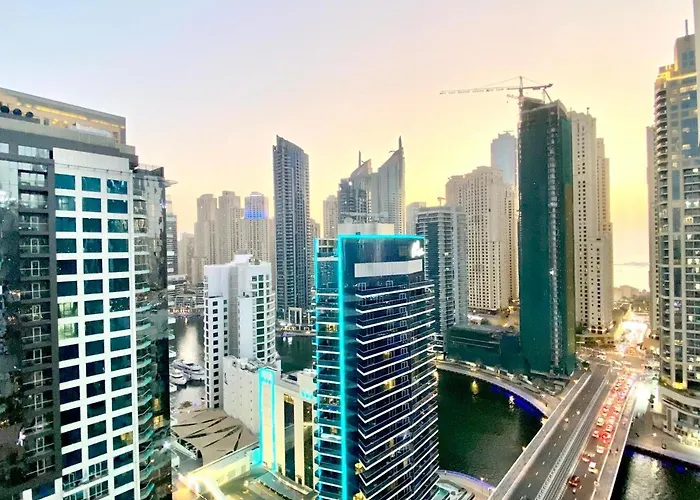 Studio Apartment Marina Dubai And Sea View At 10Mn From Jbr Beach & Metro Deluxe Studio Apt For 4Ppl Late Check-In & Late Check-Out
