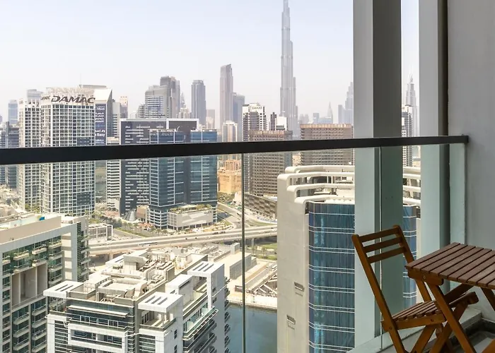 High Floor Studio With Burj Khalifa And Skyline View
