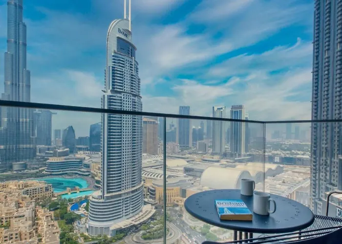 Full Burj Khalifa & Fountain View, 3-Min To Dubai Mall, High Floor, Burj Royale By Emaar