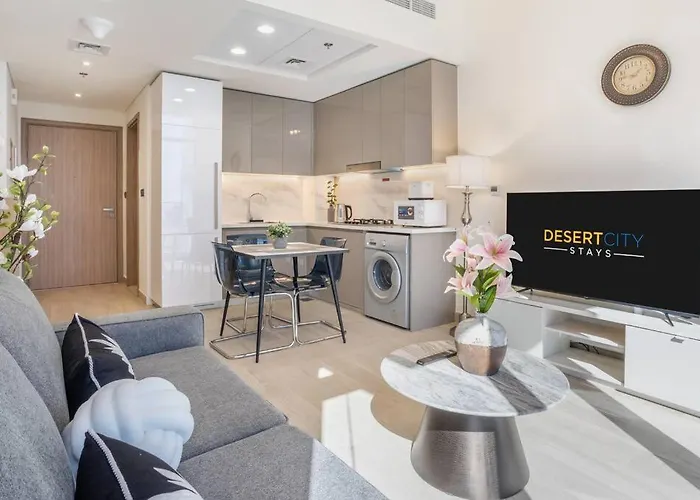 Fully Furnished One Bed In Meydan, Hosted By Desert City Stays