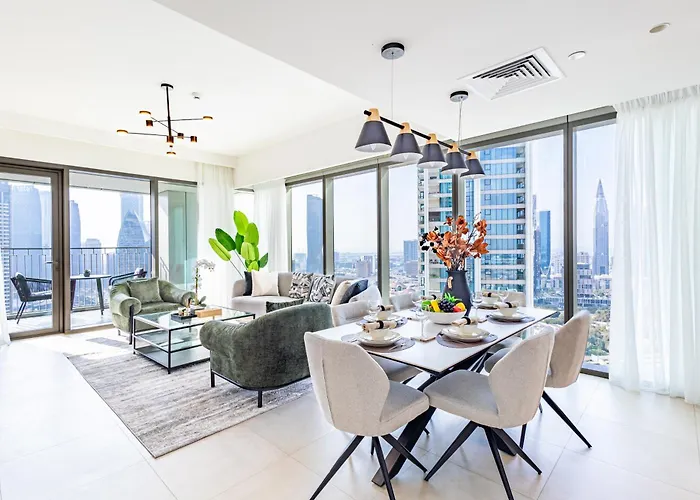 Premium 3Br L Office With Burj Khalifa & Fountain Views