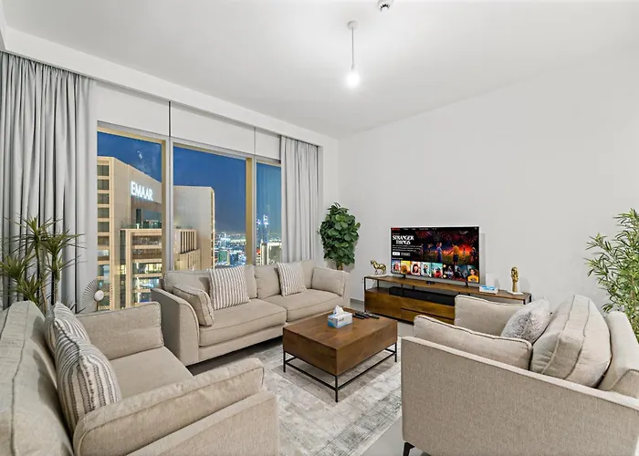 Elegant 2Br In Downtown Dubai L Walk To Dubai Mall
