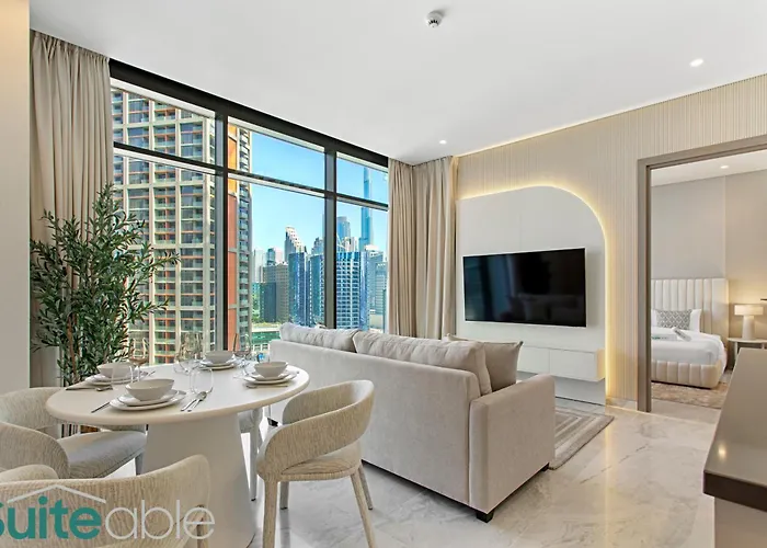 Luxury One Bedroom With Burj Khalifa View