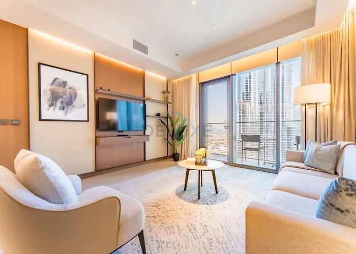 Overlooking Burj Khalifa And Fountain Views From Living To Bedrooms, The Address Residences Dubai Opera Tower 2, Downtown Dubai By Deluxe Holiday Homes