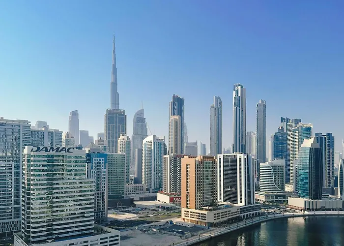 Waterfront Apartment With Burj Khalifa Views In Business Bay