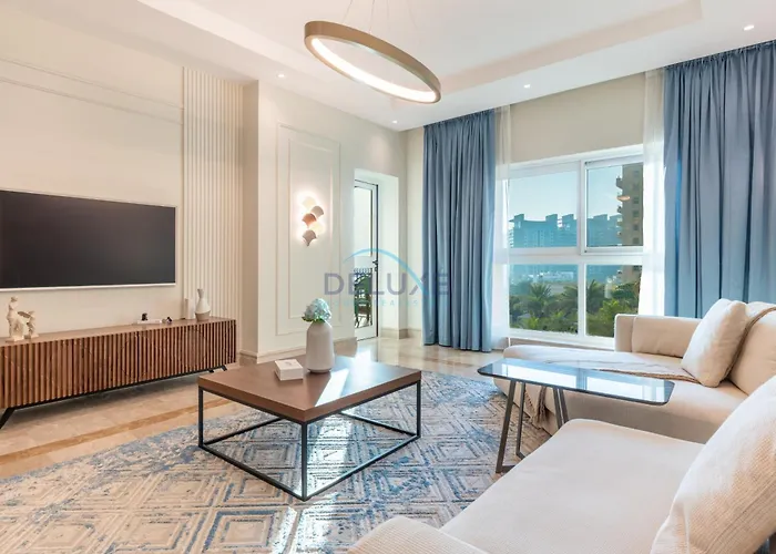 Beachfront 2Br And Assistant\'S Room With Sea Views Terrace, Steps From Iconic Landmarks & Amenities, The Residences South, Palm Jumeirah By Deluxe Holiday Homes