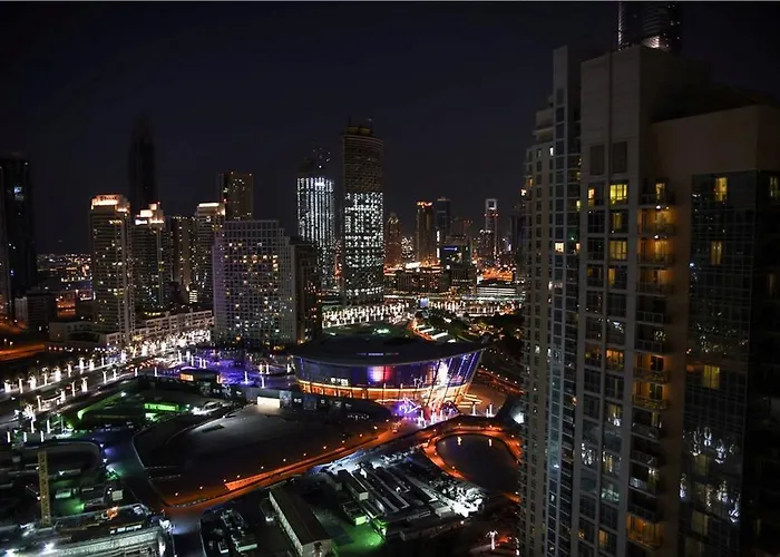 Downtown Apartments With Fountain And Burj Khalifa View