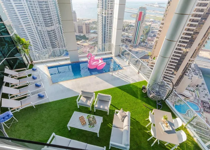 Stella Stays 4 Bdr Marina Penthouse Dubai Marina Private Pool