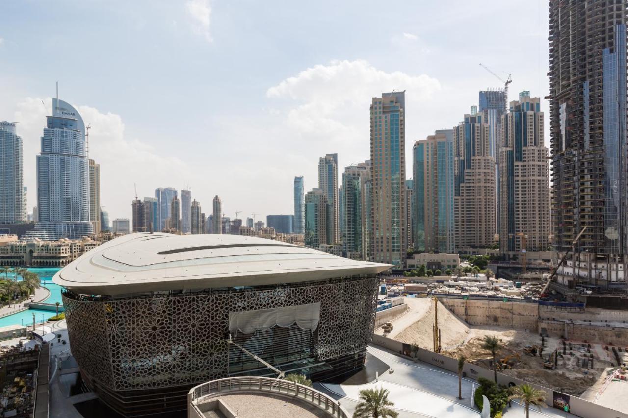 Higuests - Luxury Apt With Balcony, Steps From Burj Khalifa Lägenhet