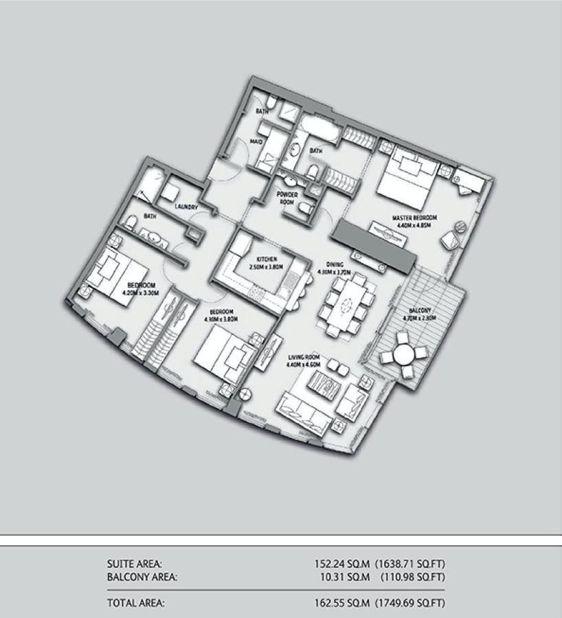First Class 3br With Full Burj Khalifa And Fountain View Apartment